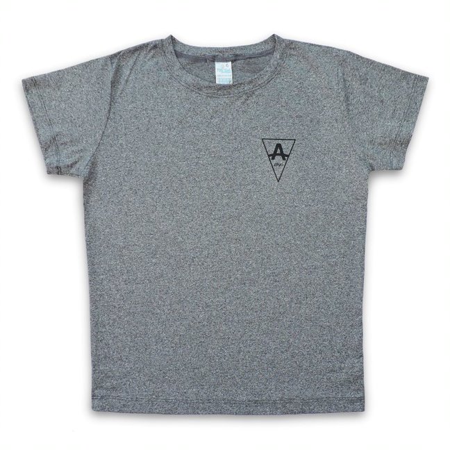 BABY DRY FIT MANGA CURTA CINZA FEMININA 2