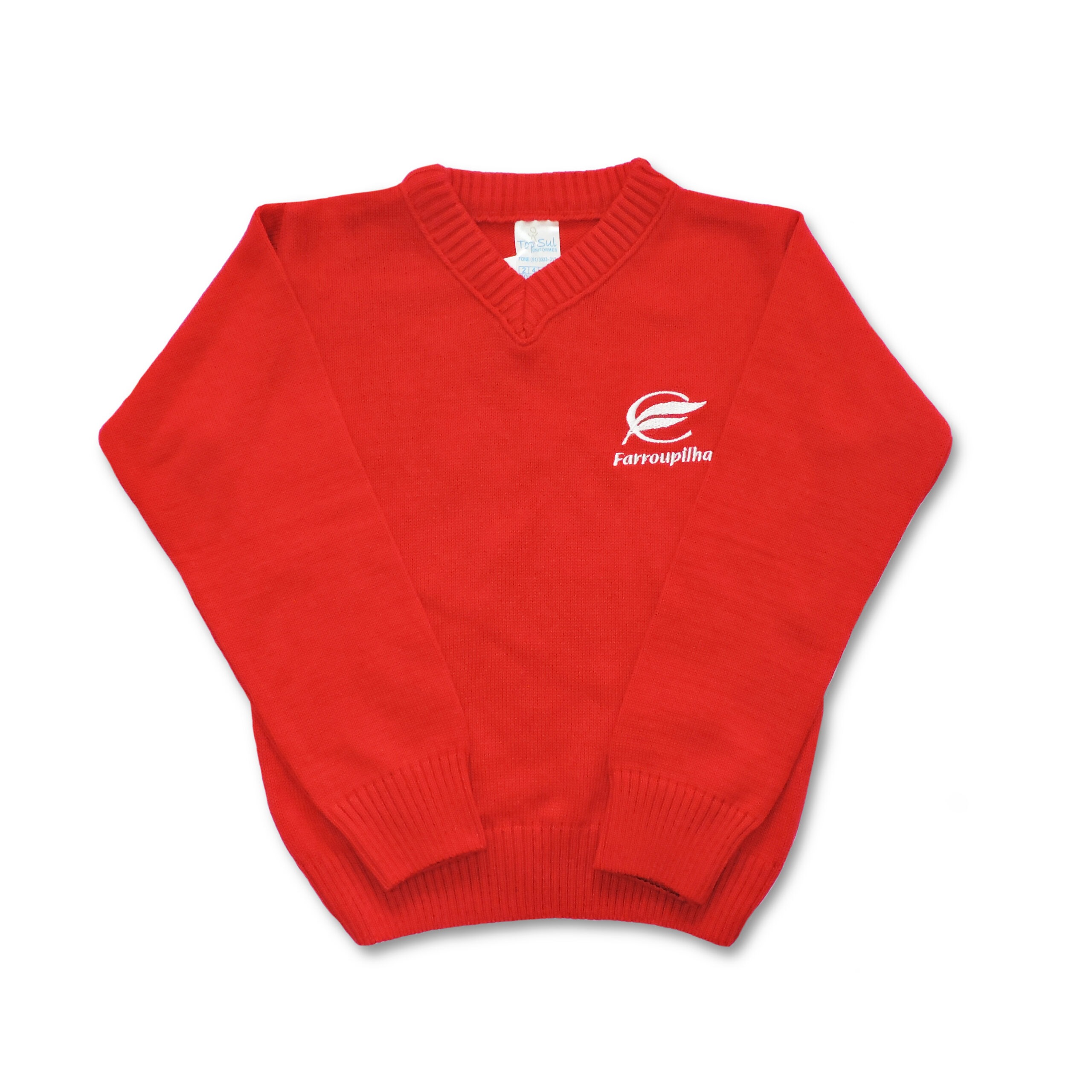 BLUSÃO LÃ VERMELHO UNISSEX