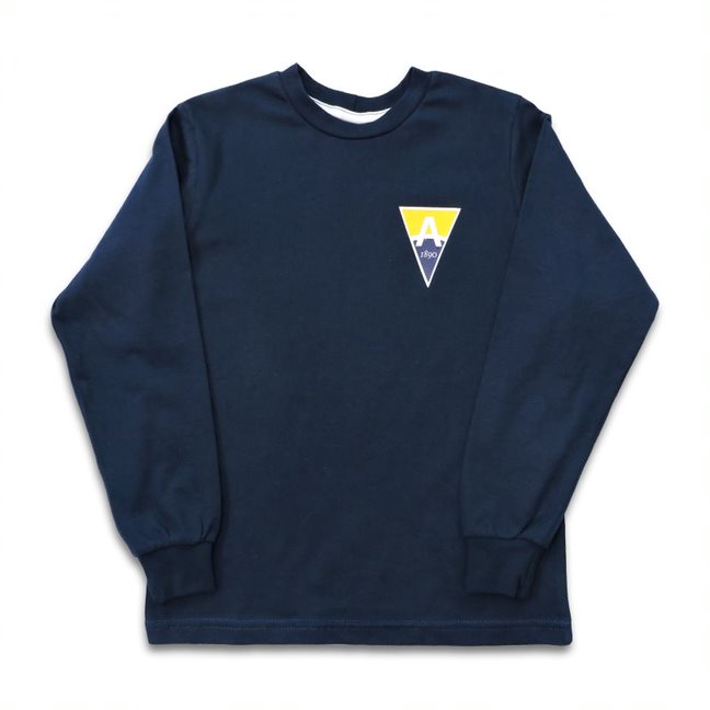 CAMISETA ALGODÃO MANGA LONGA AZUL MARINHO UNISSEX