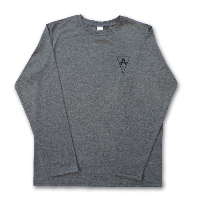 CAMISETA ALGODÃO MANGA LONGA CINZA UNISSEX