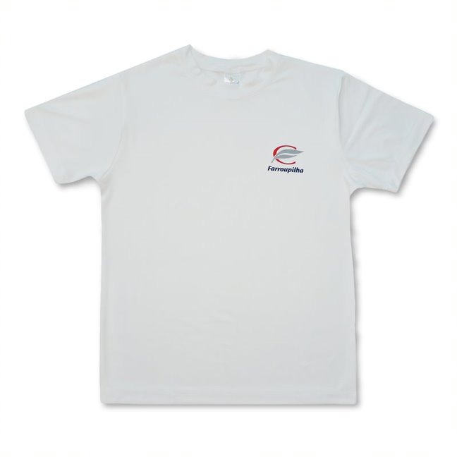 CAMISETA MANGA CURTA DRY FIT BRANCA UNISSEX 1