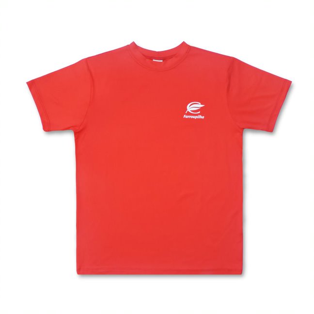 CAMISETA MANGA CURTA DRY FIT VERMELHA UNISSEX