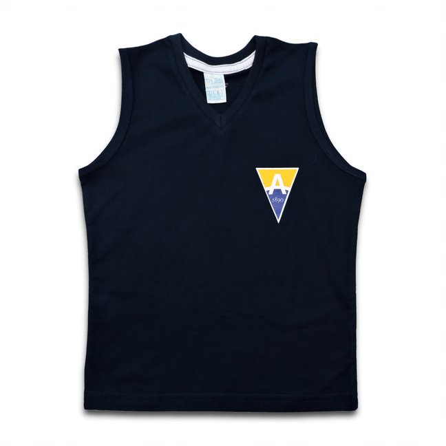 REGATA ALGODÃO AZUL MARINHO MASCULINA