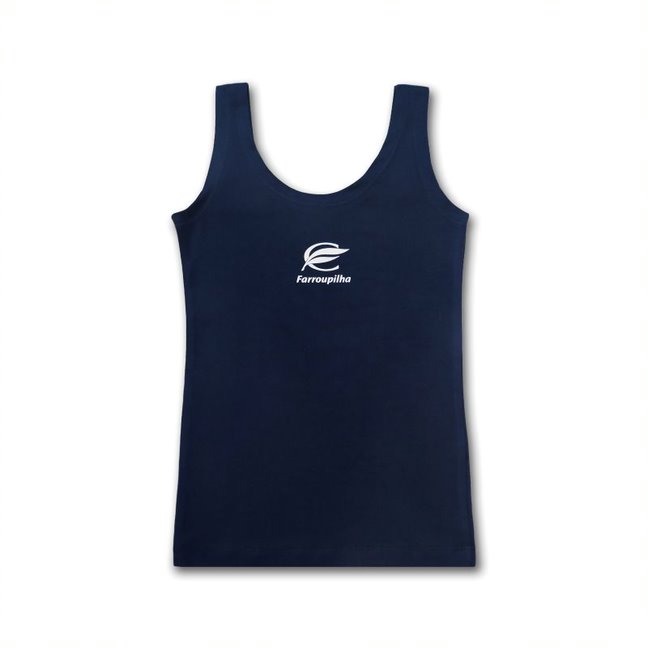 REGATA COTON AZUL MARINHO FEMININA