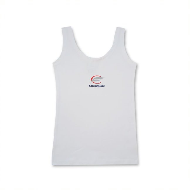 REGATA COTON BRANCA FEMININA