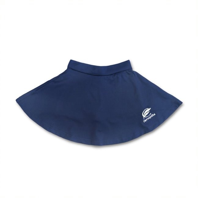 SAIA COM SHORTINHO ÂMINI AZUL MARINHO FEMININA 1