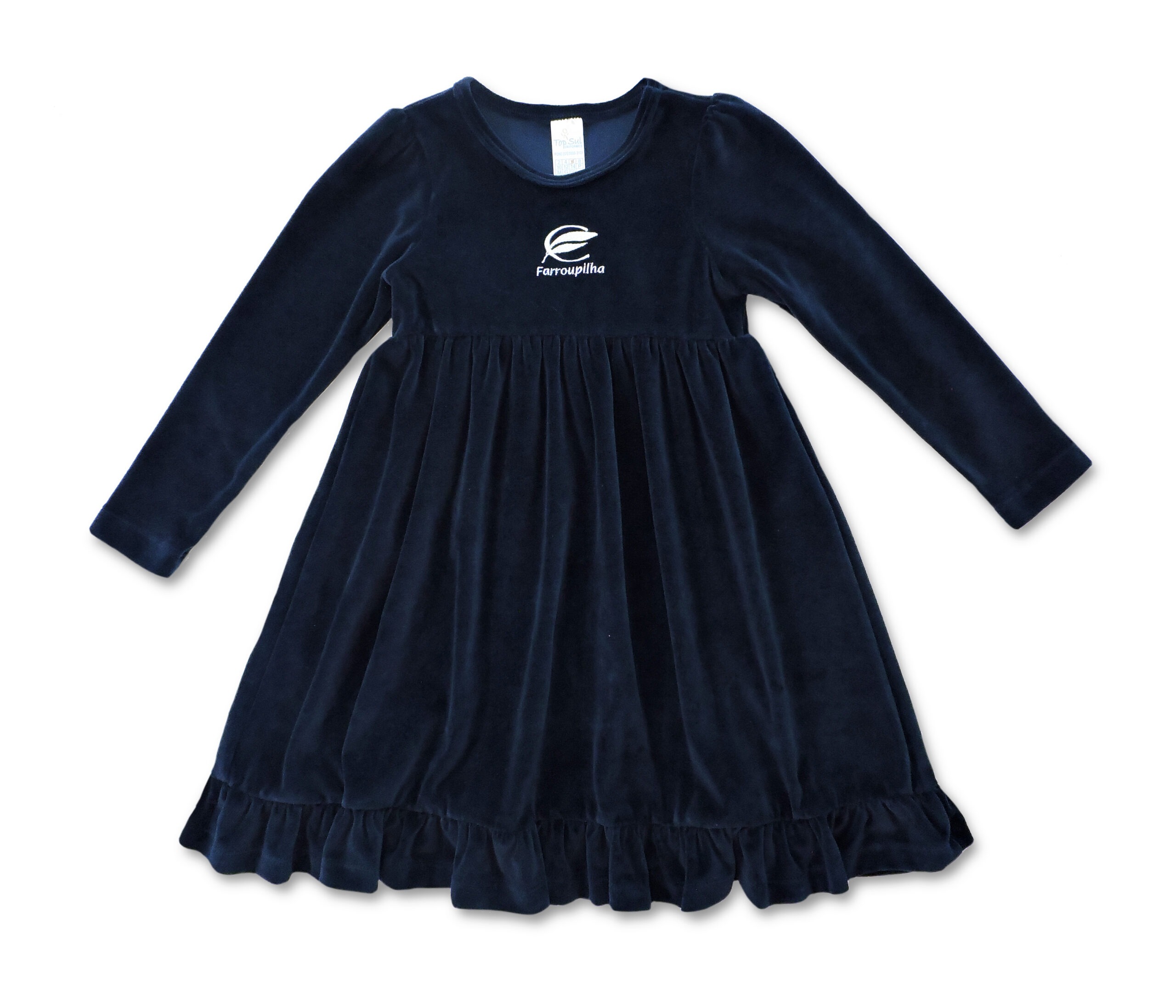 VESTIDO PLUSH AZUL MARINHO FEMININO