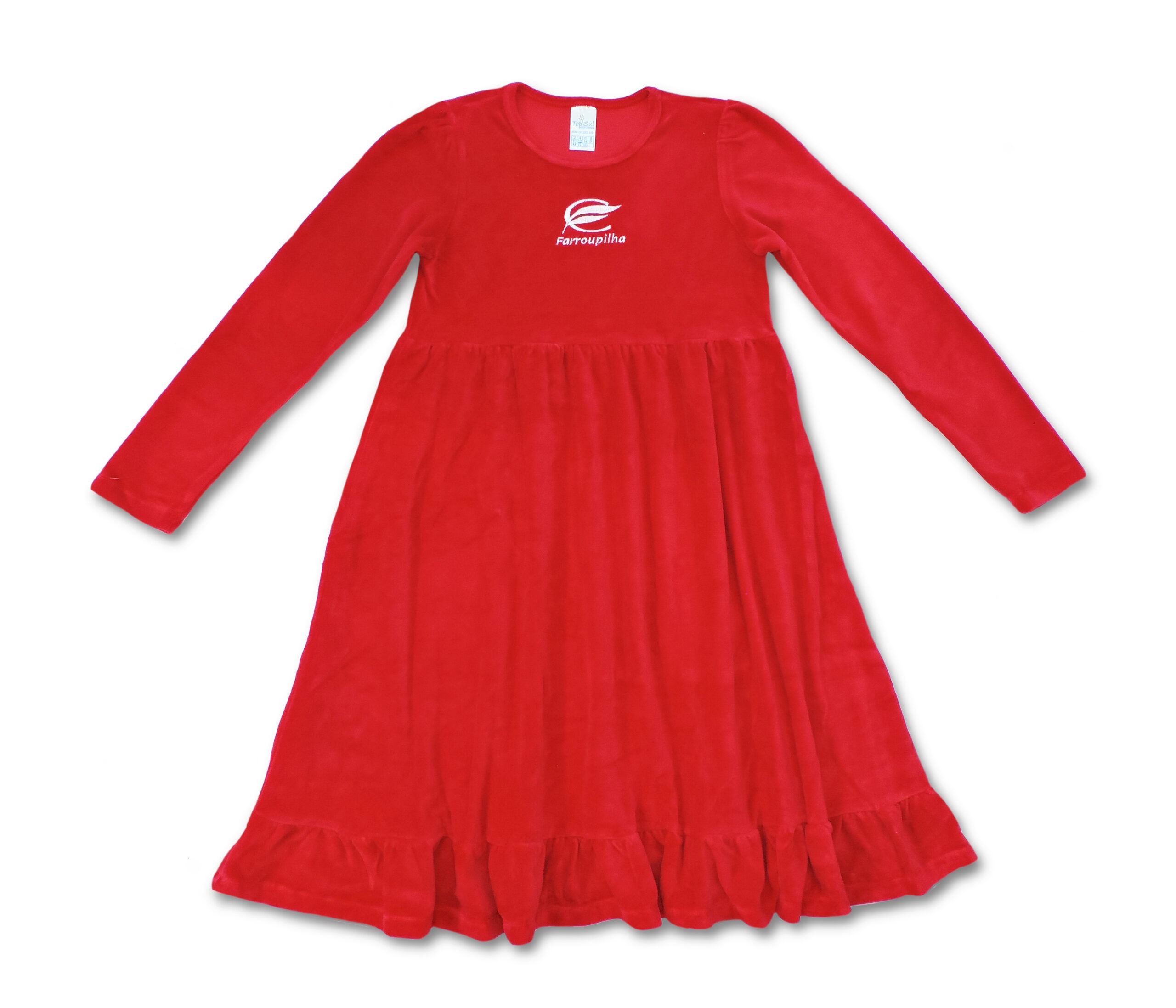 VESTIDO PLUSH VERMELHO FEMININO