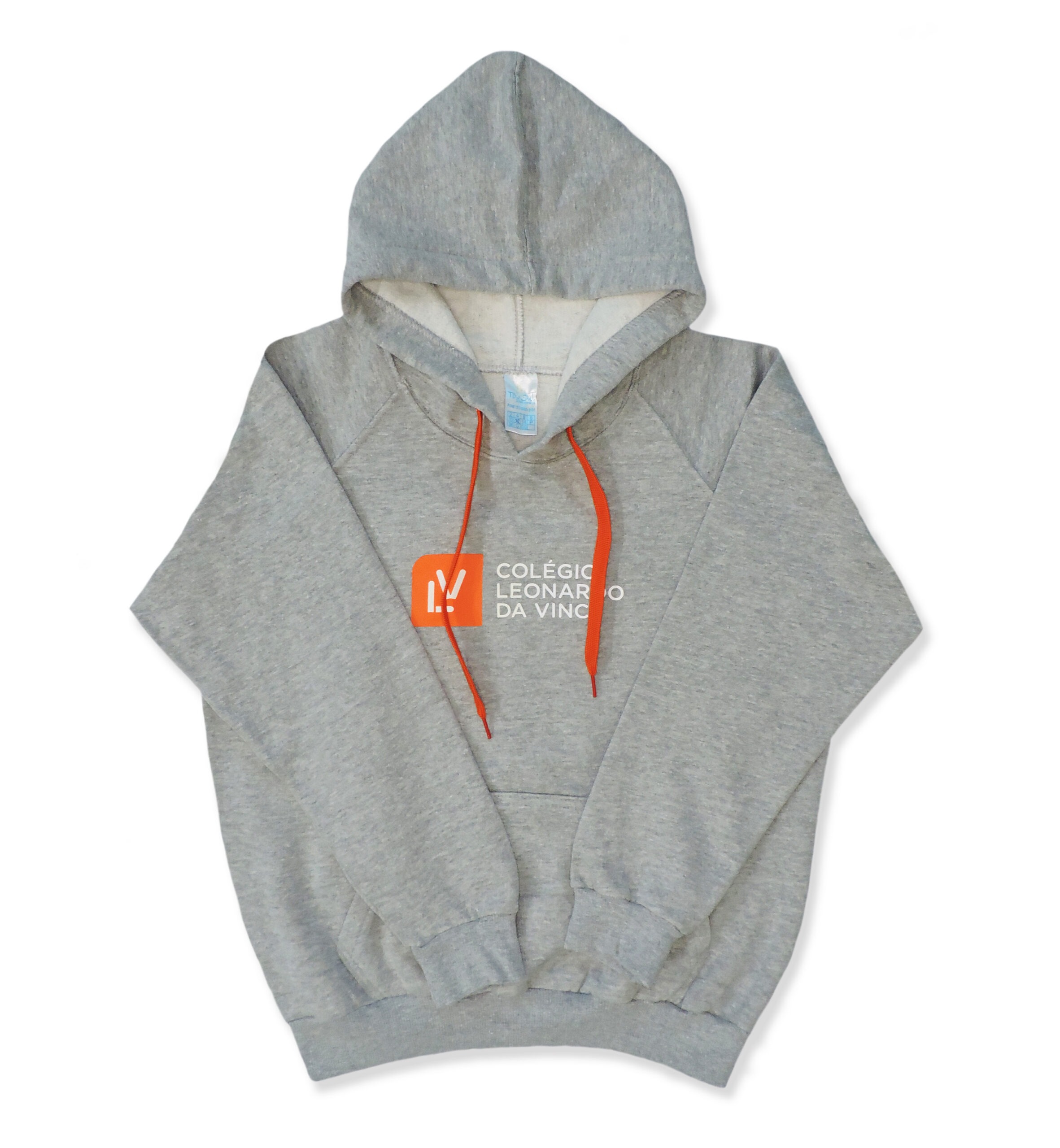 MOLETOM COM CAPUZ UNISSEX CINZA