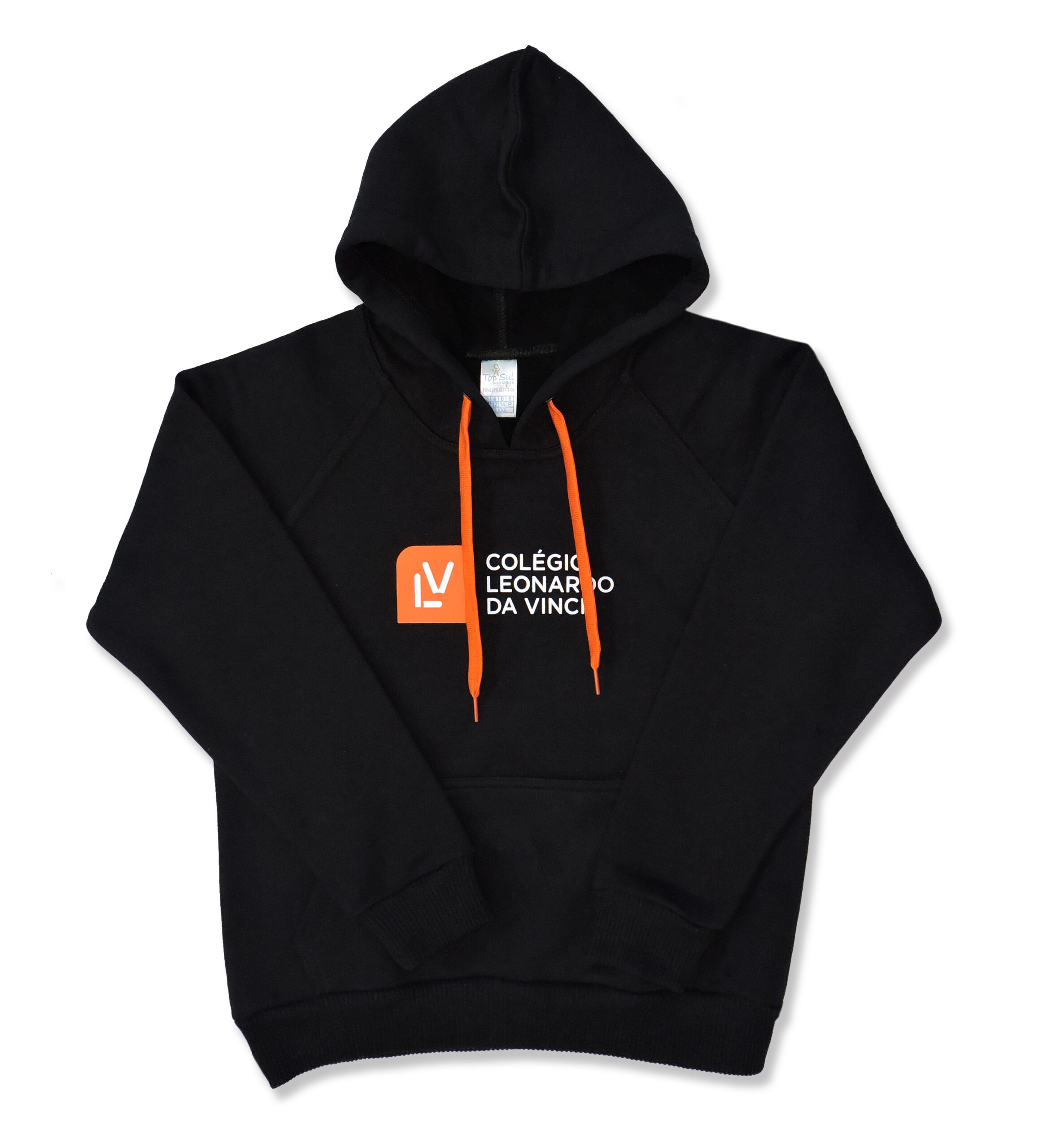 MOLETOM COM CAPUZ UNISSEX PRETO