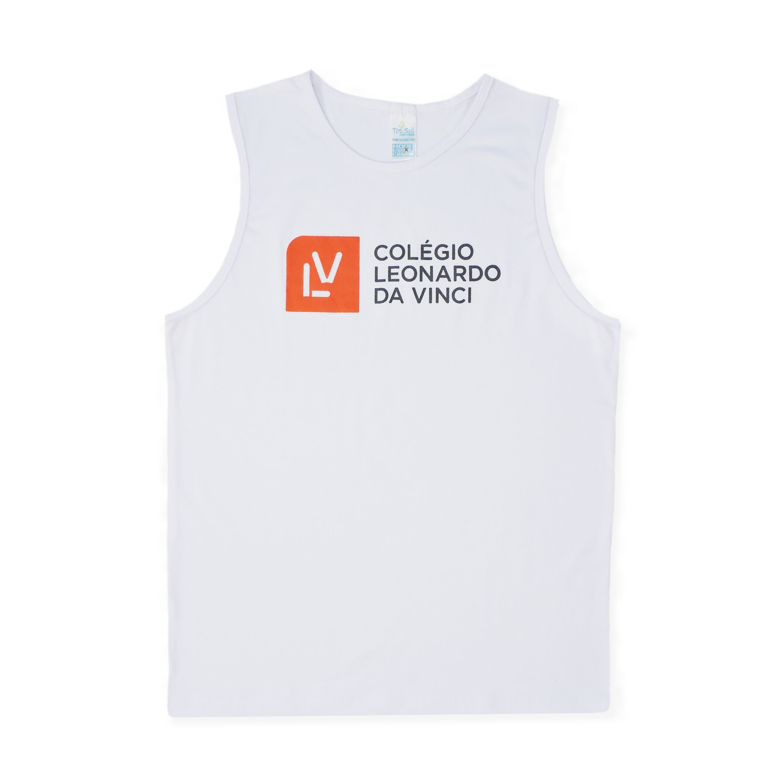 REGATA ALGODÃO MASCULINA BRANCA