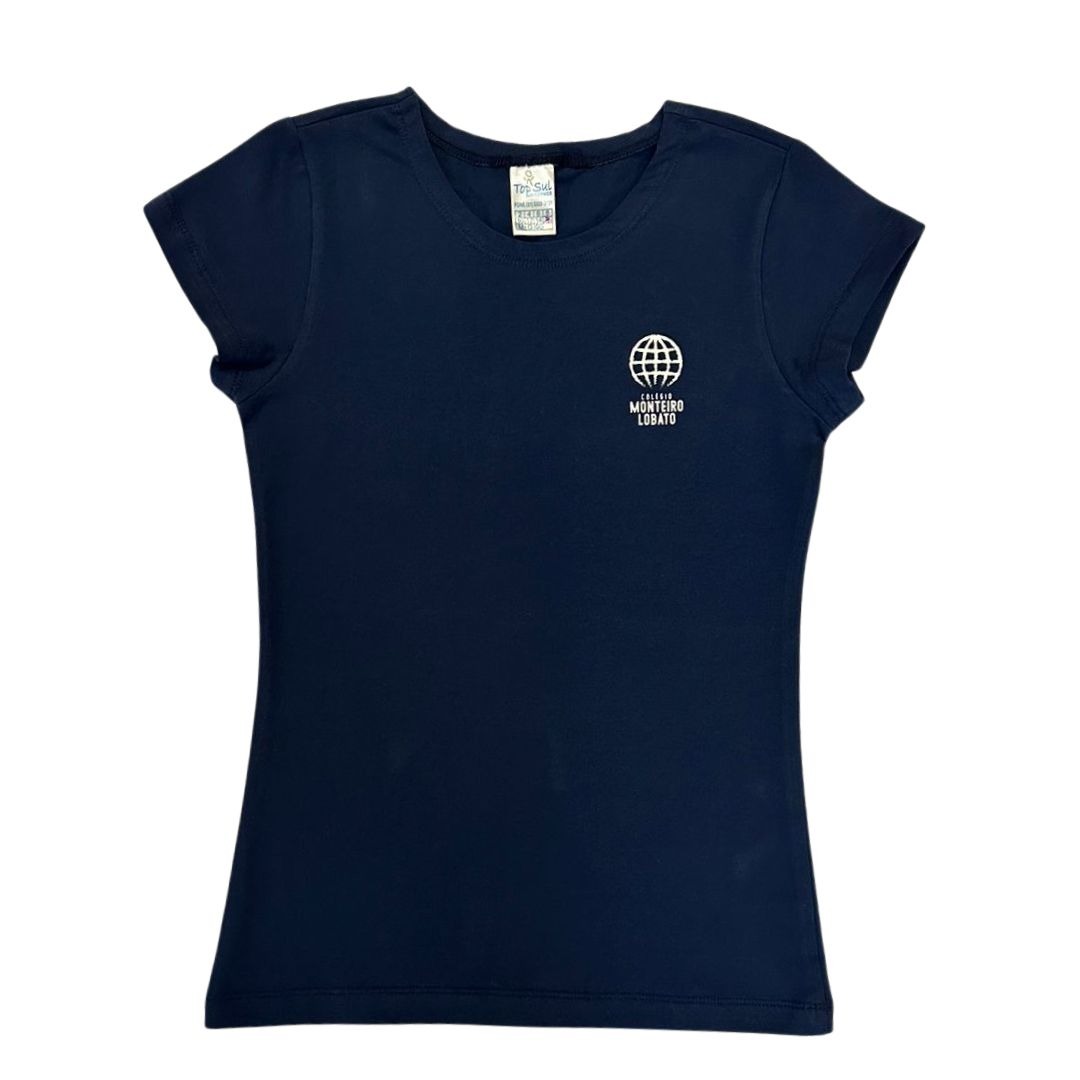 Baby mcurta azul marinho