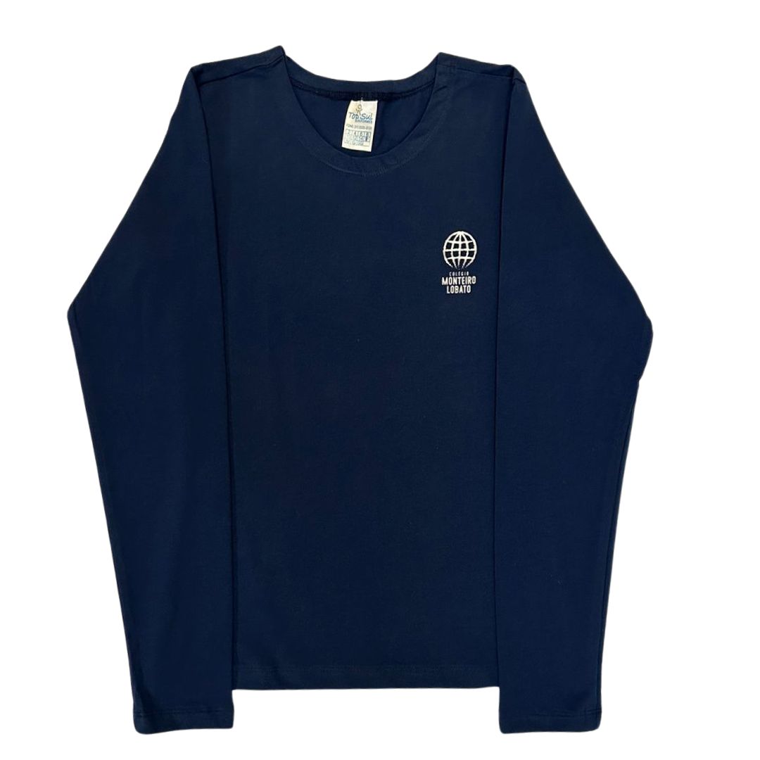 Baby mlonga azul marinho